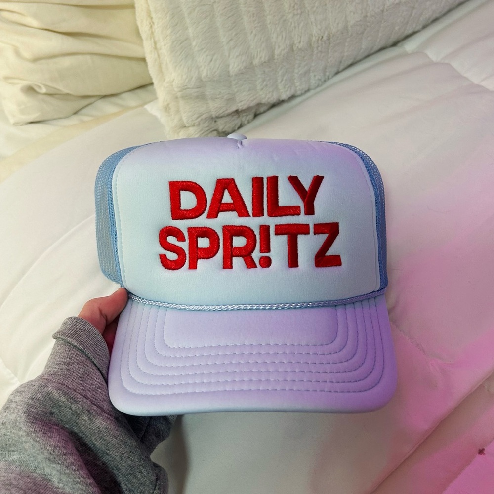 Daily Drills new trucker hat!! It’s already sold out and is so adorable.
